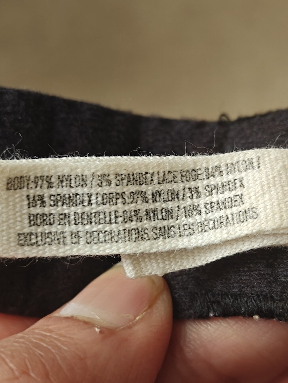 Aerie - Katie 32A Beige And Black Lace t-shirt bra - Picture 7 of 11